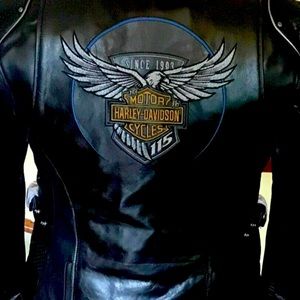 115 Anniversary Harley Davidson Leather Motorcycle